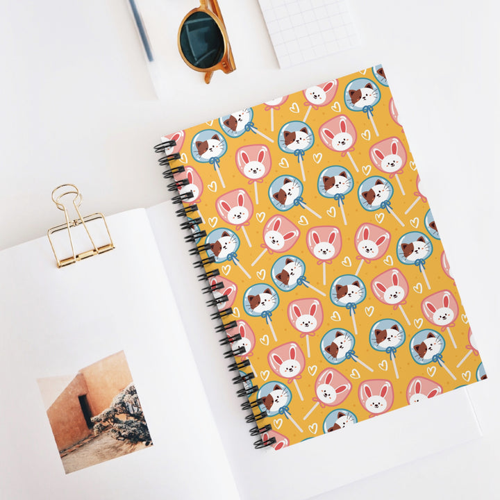 Candy Cat Spiral Notebook