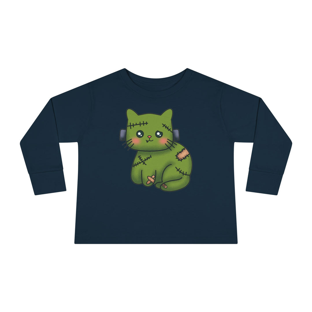 Frankenkitty Toddler Long Sleeve Tee