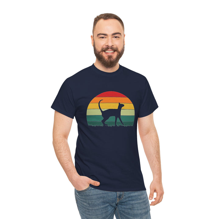 Sunset Cat Cotton Tee