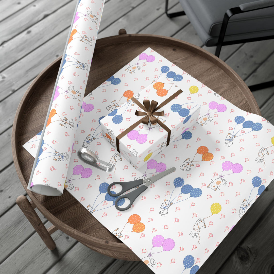 Up and Away Kitty Gift Wrap
