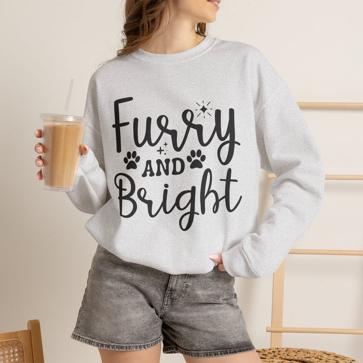 Furry and Bright Crewneck Sweatshirt