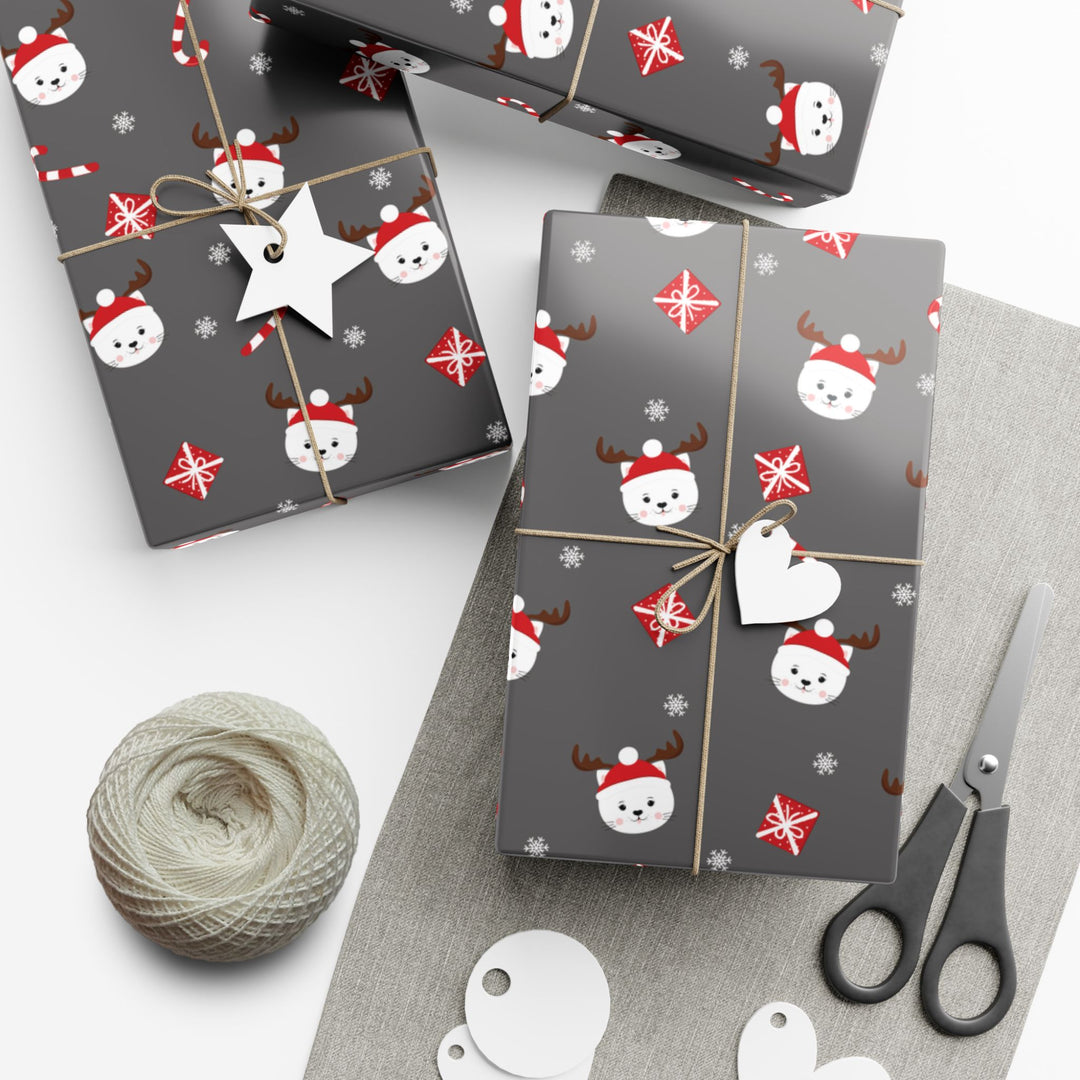Reindeer Cat Gift Wrap