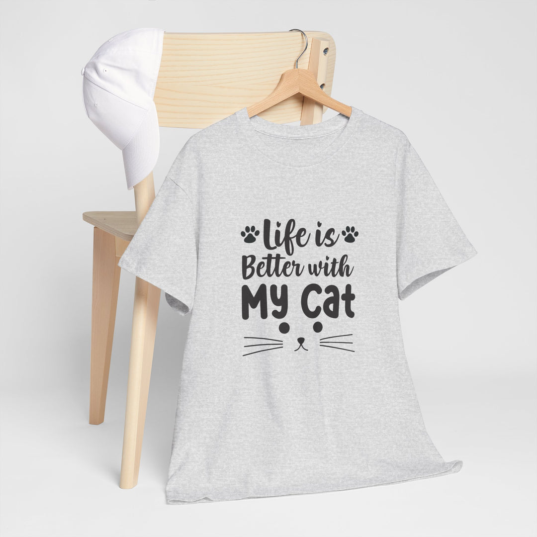 Better With My Cat Cotton Tee