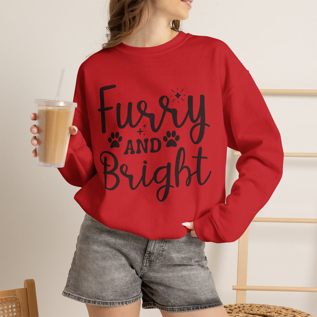 Furry and Bright Crewneck Sweatshirt
