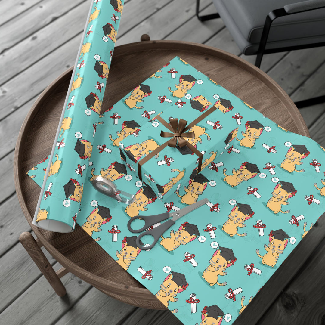 Graduation Cat Gift Wrap