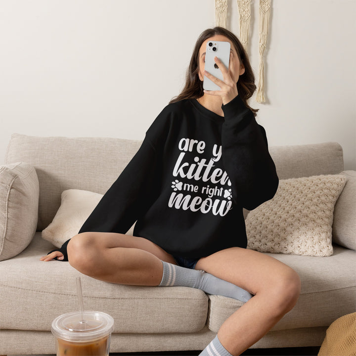 Kitten Me Right Meow Crewneck Sweatshirt