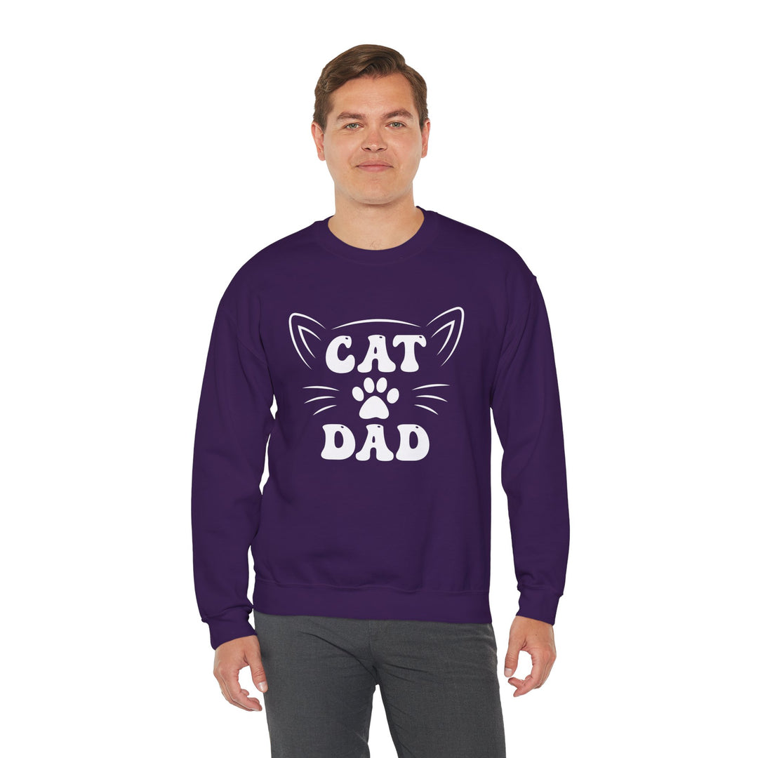 Cat Dad Crewneck Sweatshirt