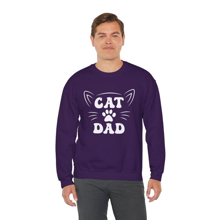 Cat Dad Crewneck Sweatshirt