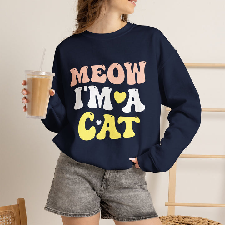 Meow I'm A Cat Unisex Crewneck Sweatshirt