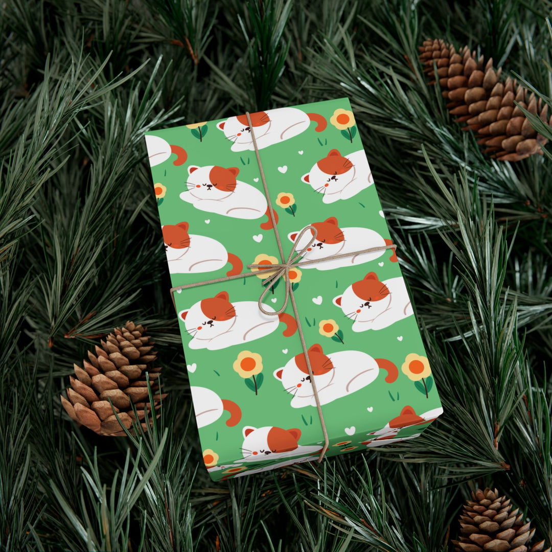 Sleeping Cat Gift Wrap