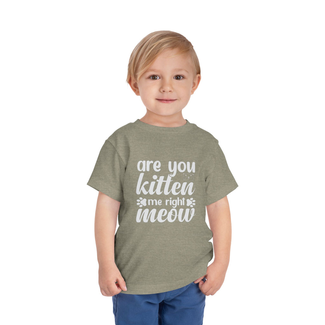 Kitten Me Right Meow Toddler Tee
