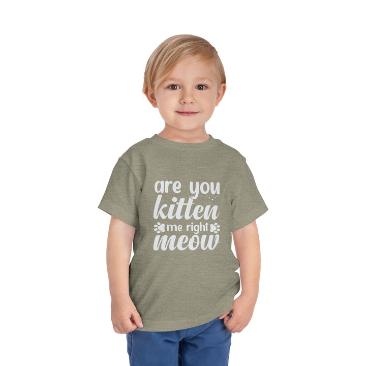 Kitten Me Right Meow Toddler Tee