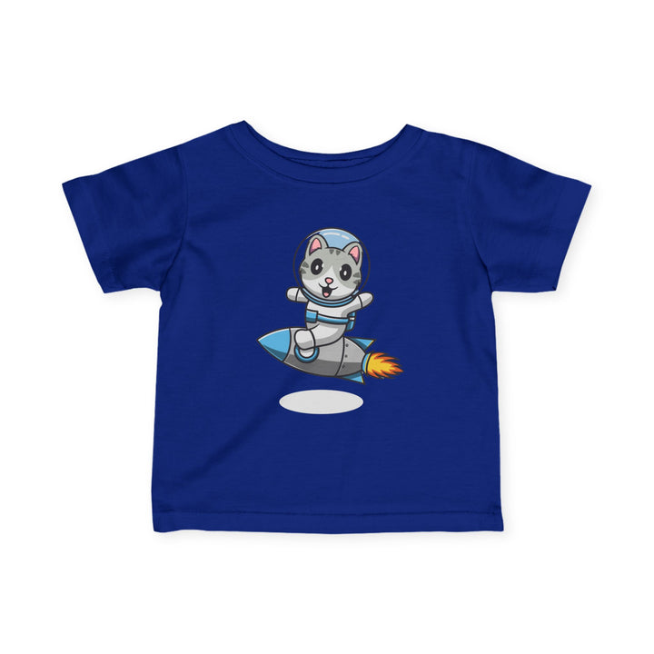 Rocket Kitty Infant Fine Jersey Tee