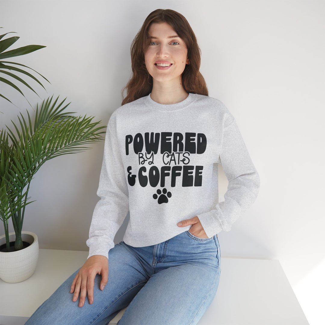 Cats and Coffee Crewneck Sweatshirt