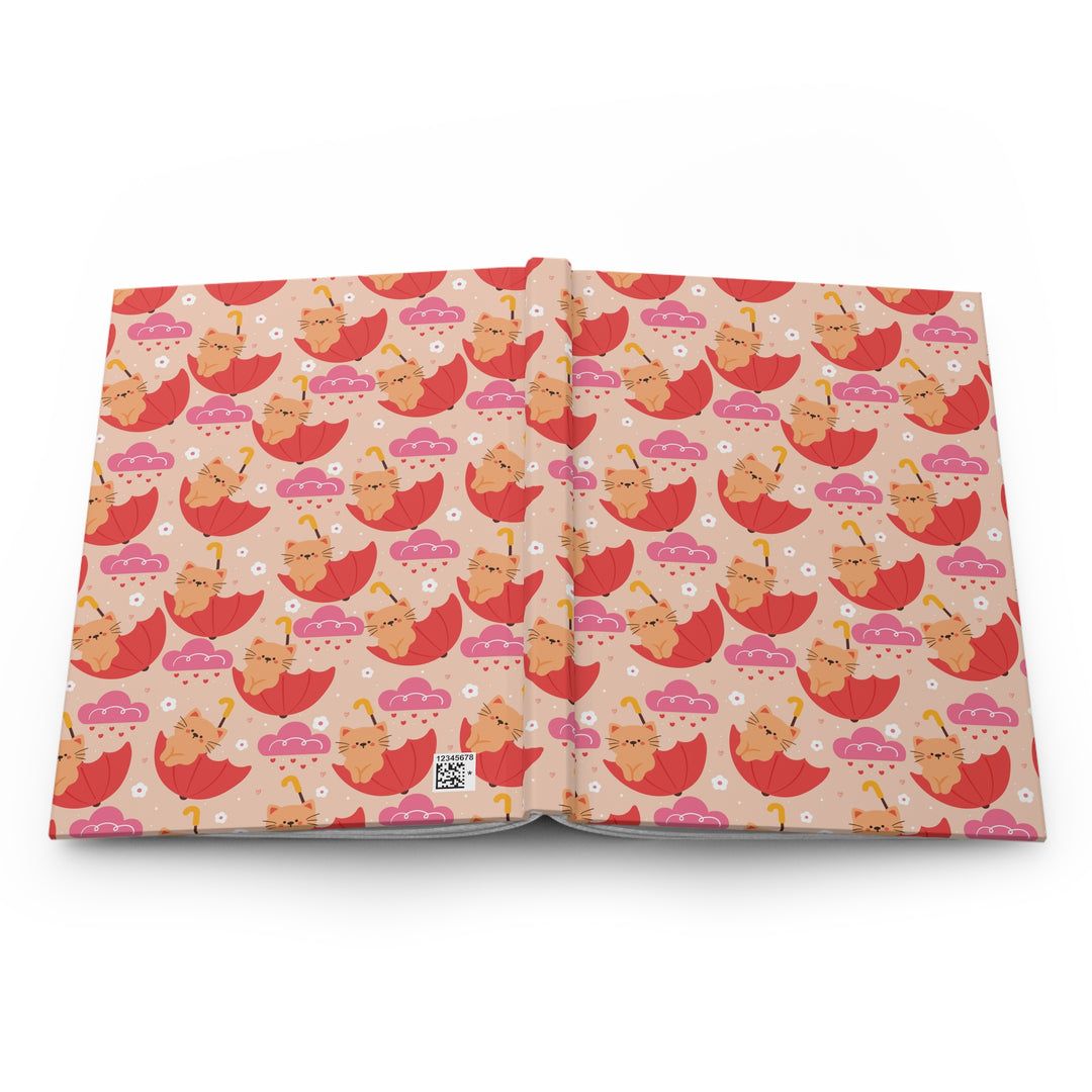 Umbrella Cats Hardcover Journal