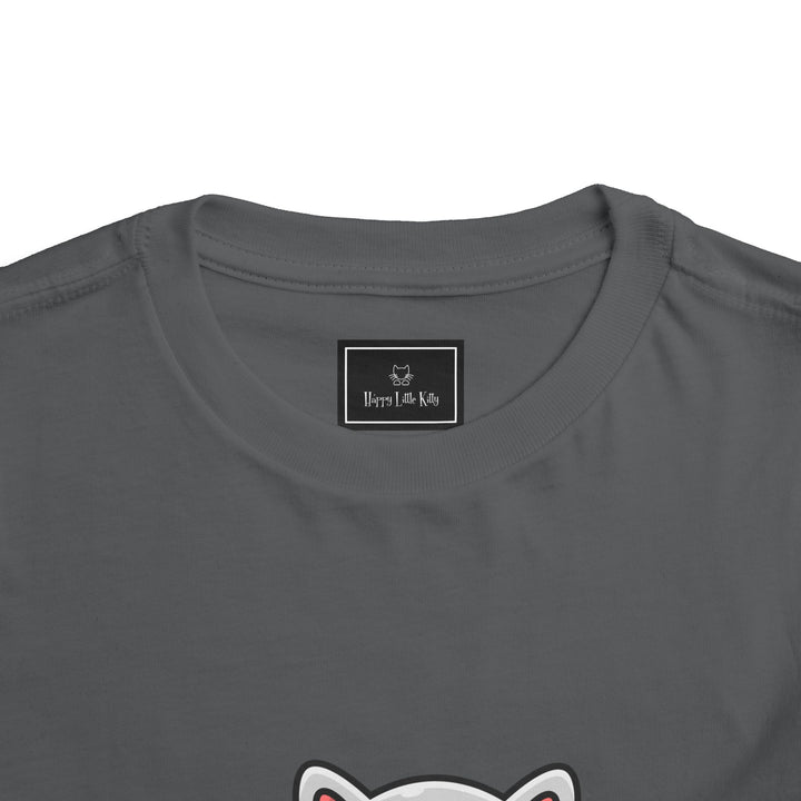 Cat Eating A Fish Toddler Tee
