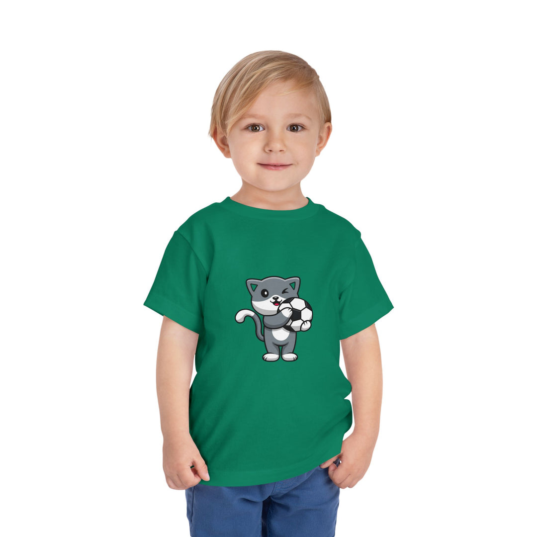 Soccer Cat Toddler Tee