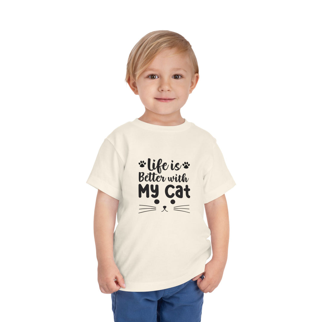 Better With My Cat Toddler Tee