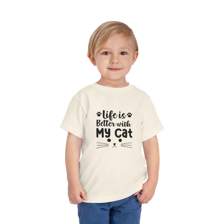 Better With My Cat Toddler Tee