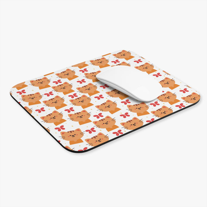 Orange Tabby Cat Mouse Pad