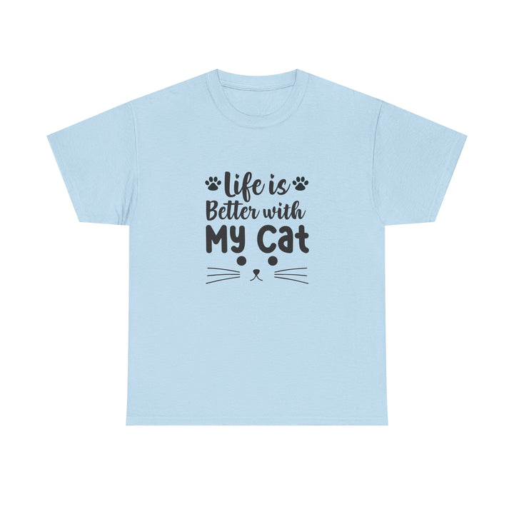 Better With My Cat Cotton Tee