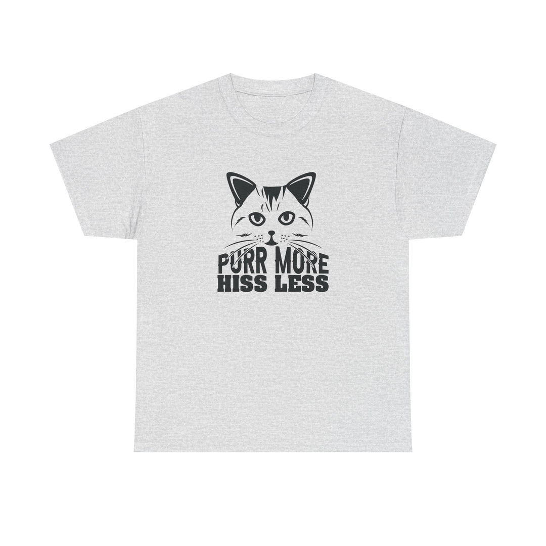 Purr More Hiss Less Cotton Tee