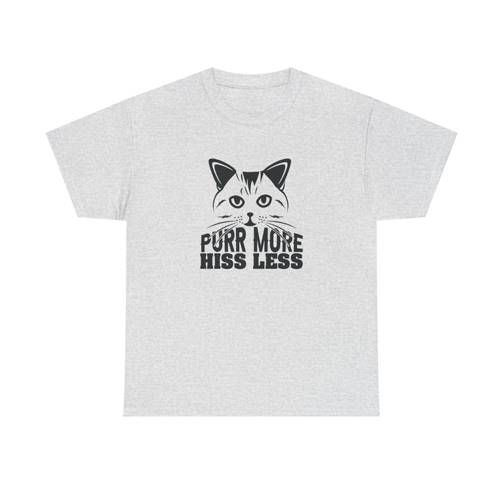 Purr More Hiss Less Cotton Tee