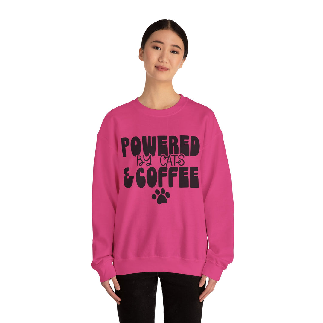 Cats and Coffee Crewneck Sweatshirt