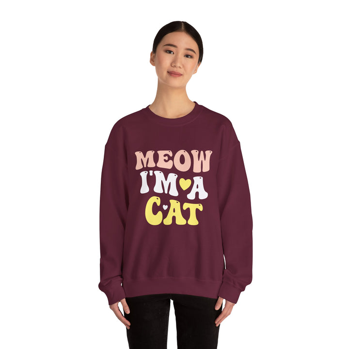 Meow I'm A Cat Unisex Crewneck Sweatshirt