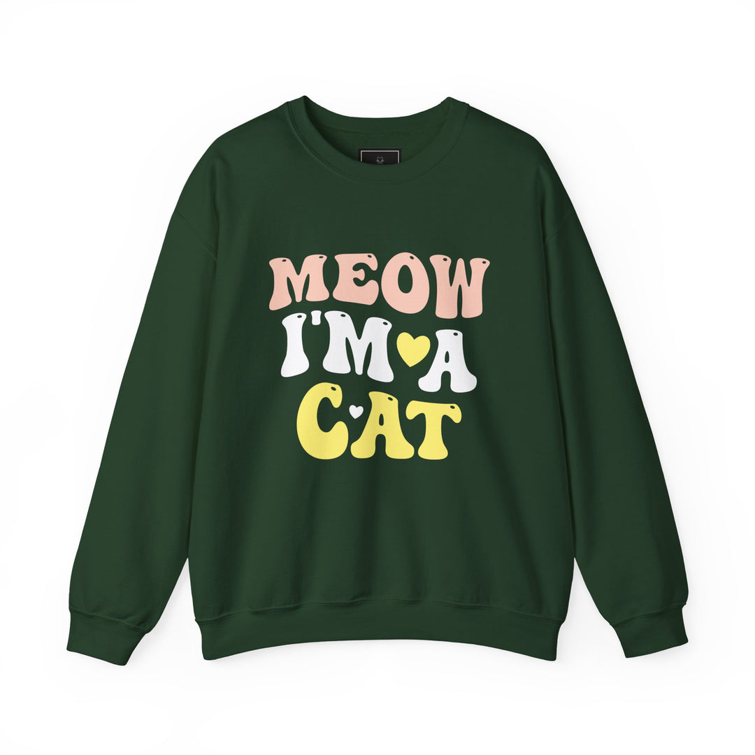 Meow I'm A Cat Unisex Crewneck Sweatshirt