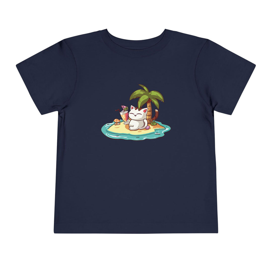 Tropical Cat Toddler Tee