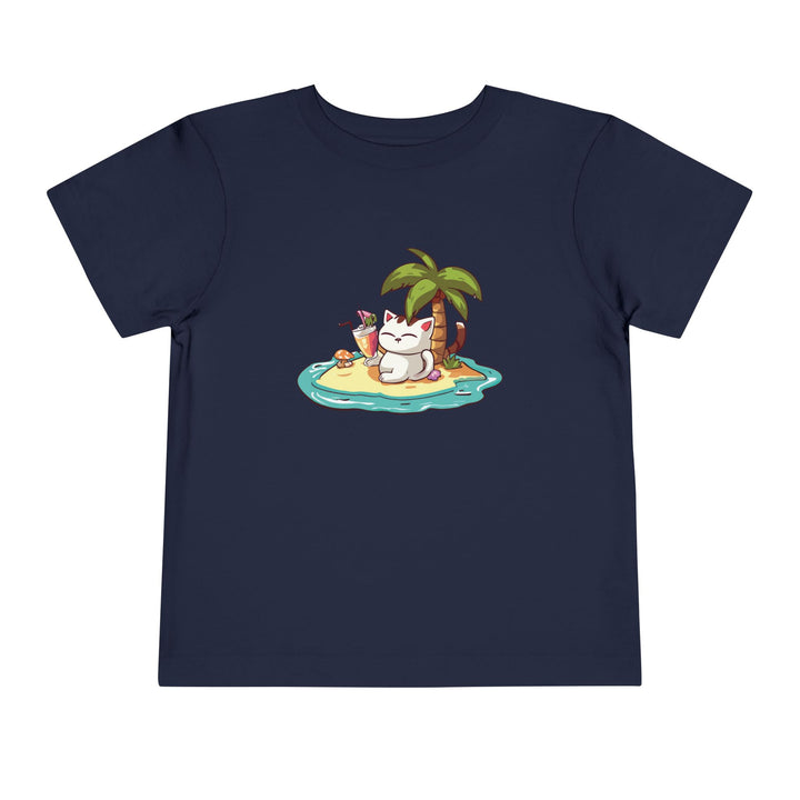 Tropical Cat Toddler Tee