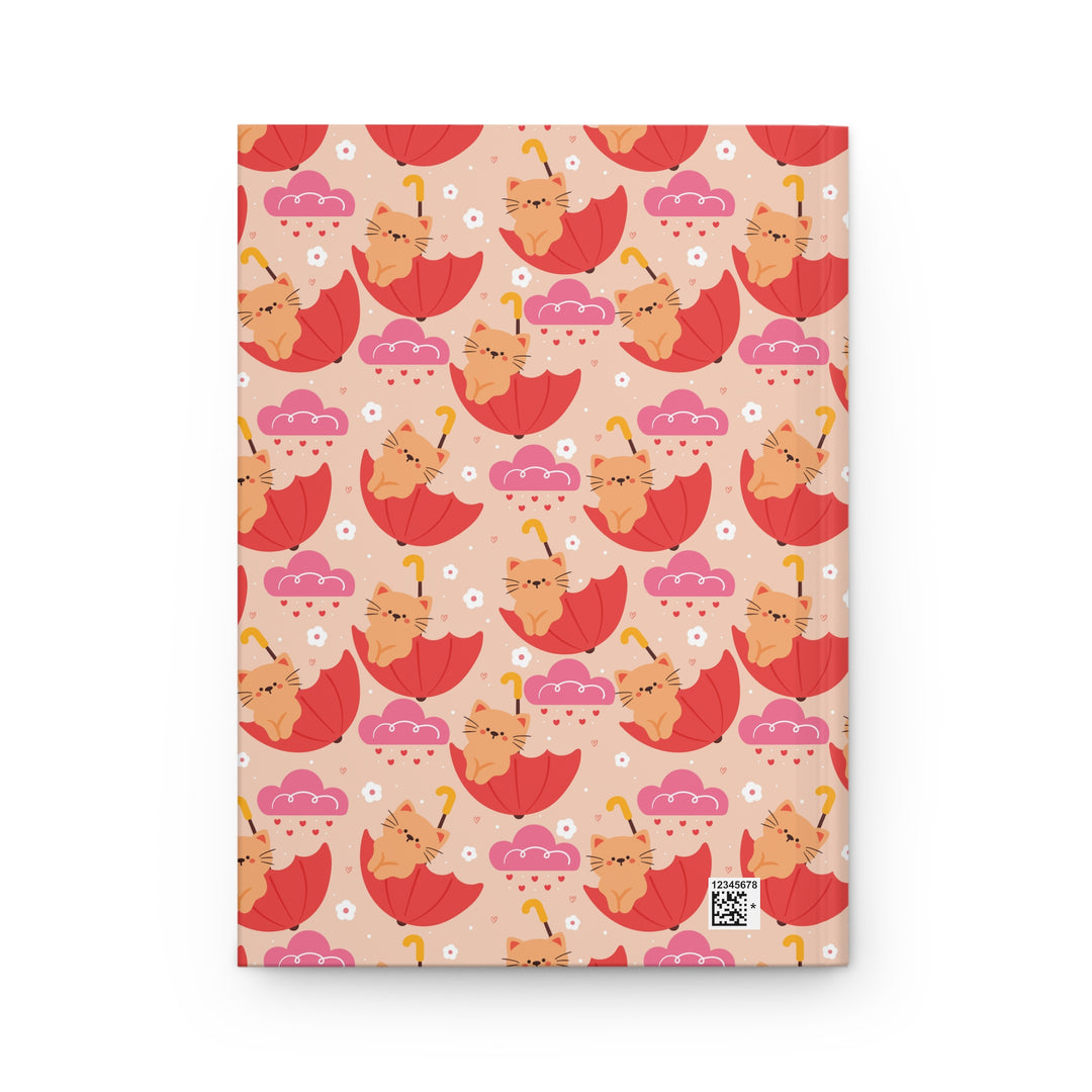 Umbrella Cats Hardcover Journal
