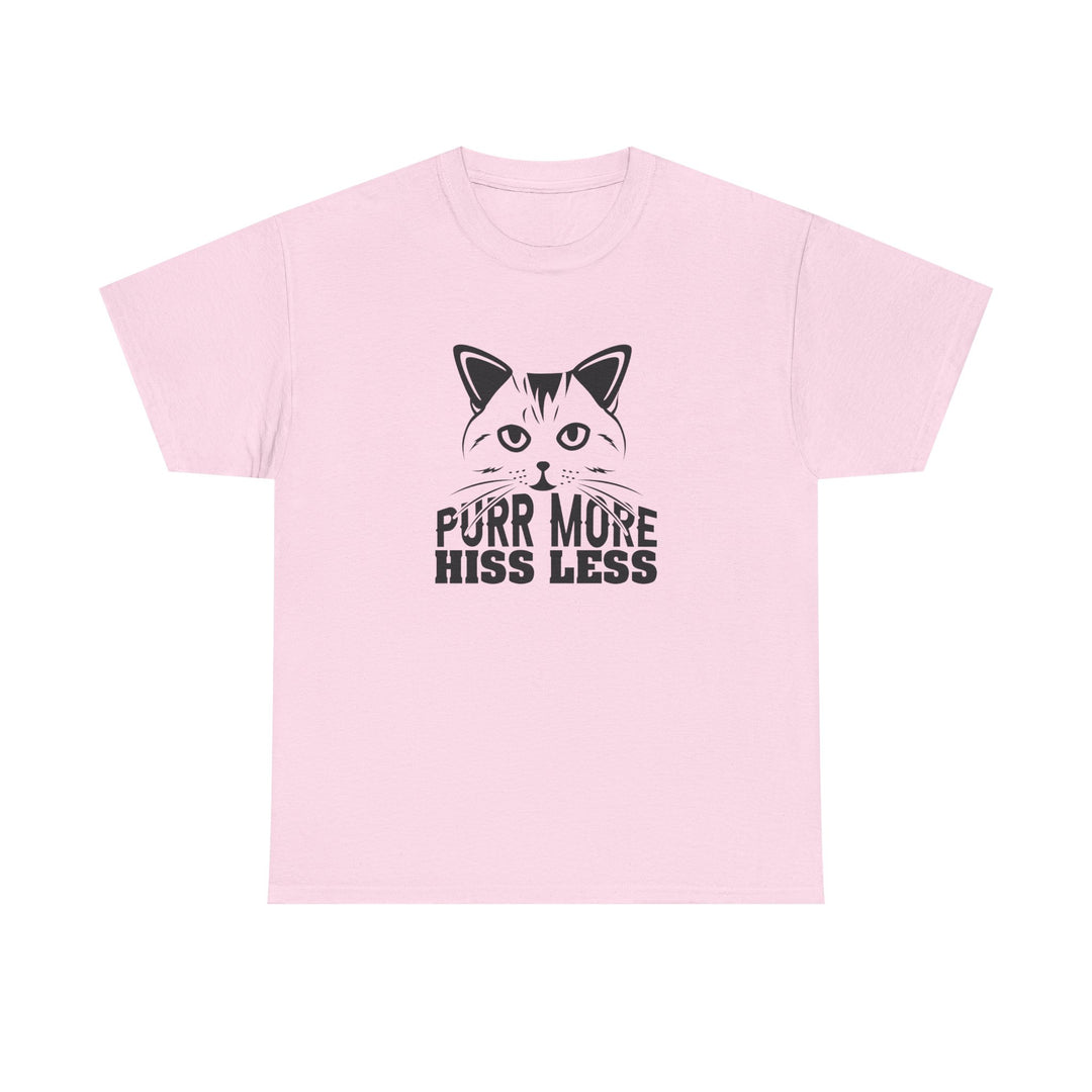 Purr More Hiss Less Cotton Tee
