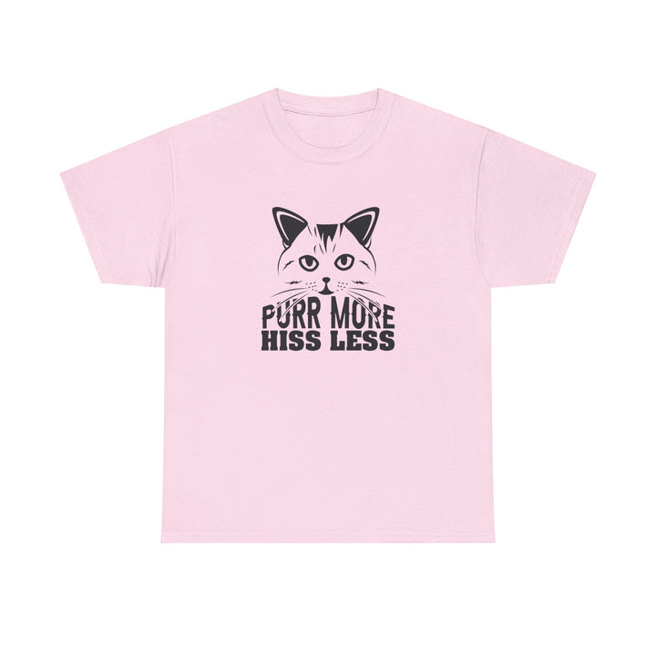 Purr More Hiss Less Cotton Tee