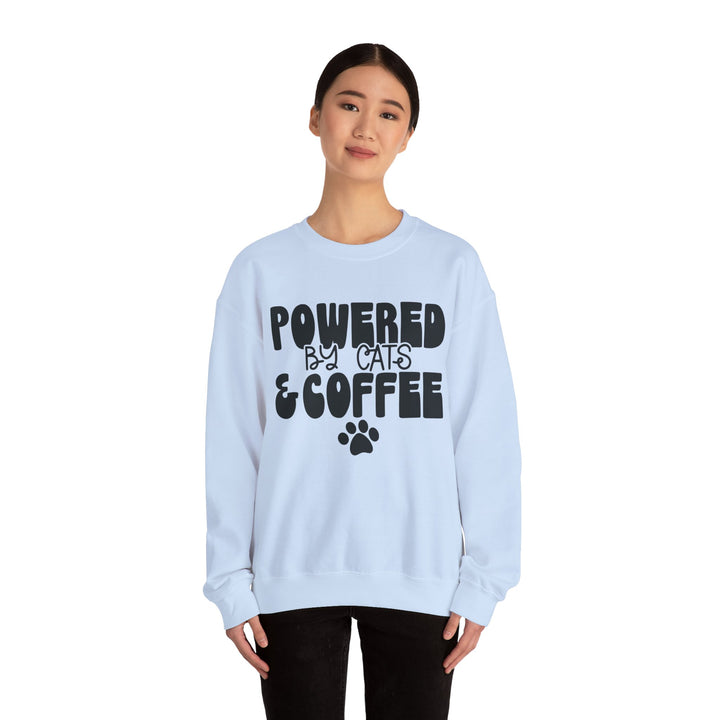 Cats and Coffee Crewneck Sweatshirt