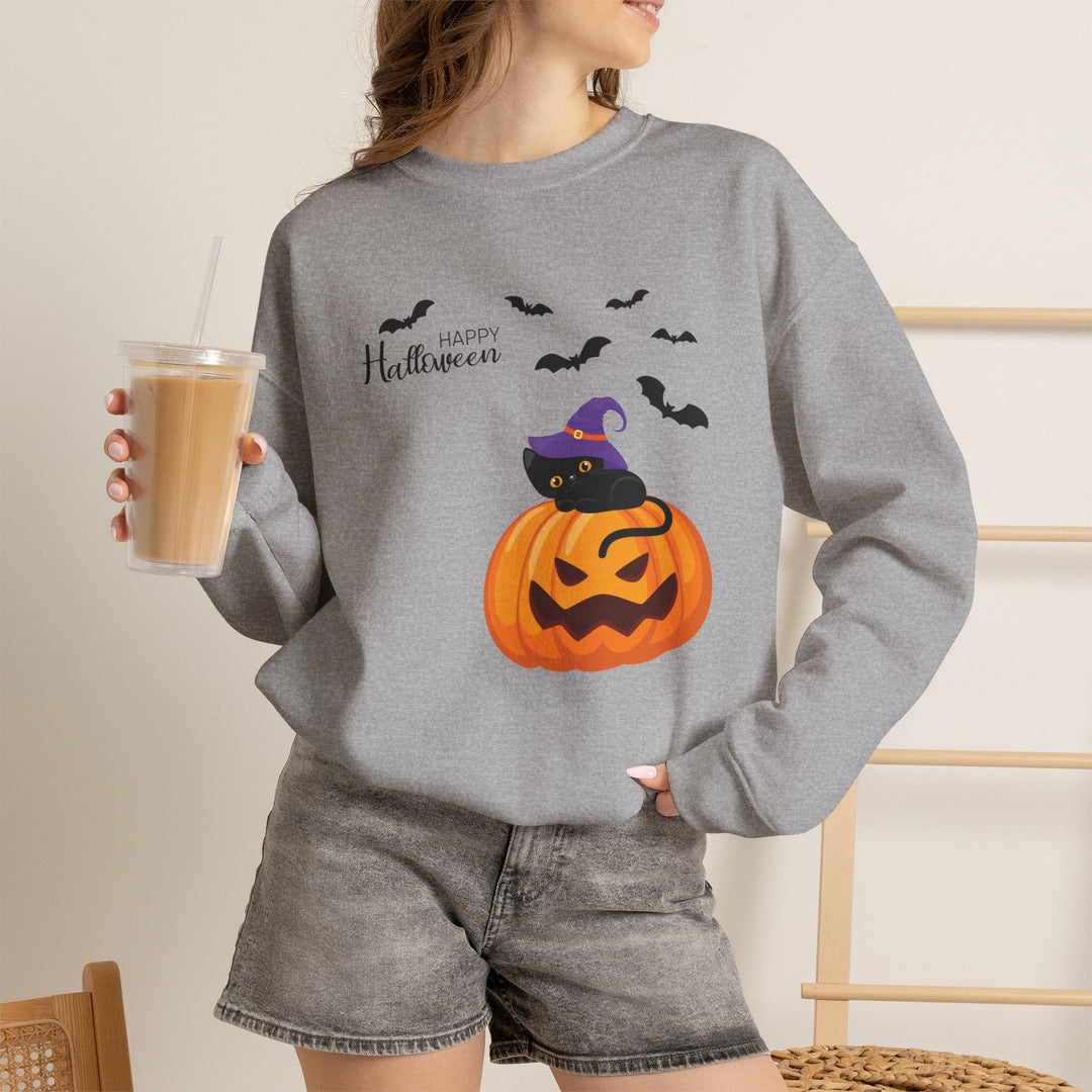 Cat-O-Lantern Crewneck Sweatshirt