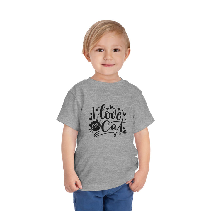 I Love My Cat Toddler Tee