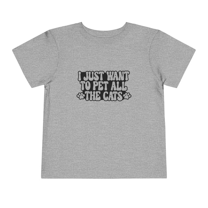 Pet All The Cats Toddler Tee