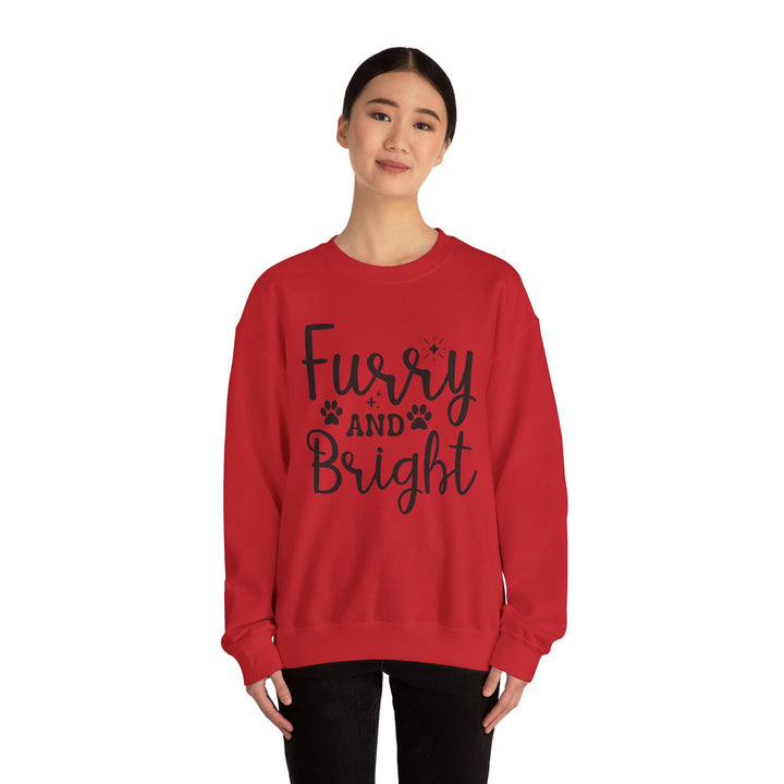 Furry and Bright Unisex Crewneck Sweatshirt