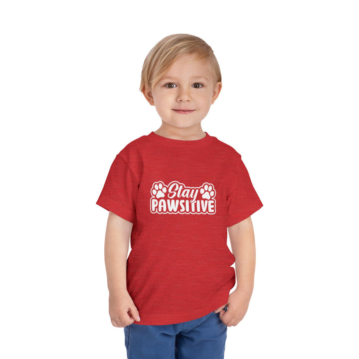 Stay Pawsitive Toddler Tee
