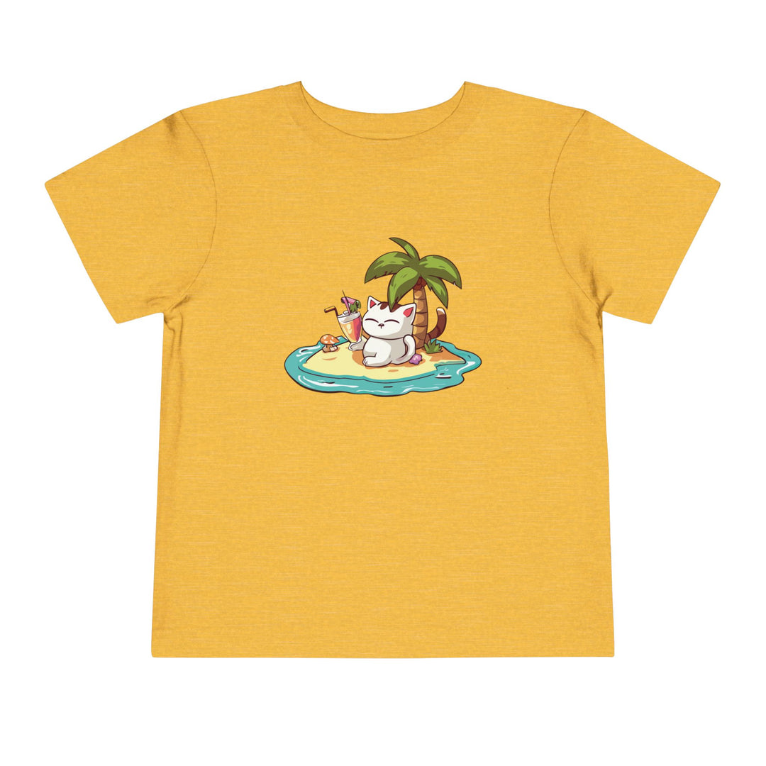 Tropical Cat Toddler Tee