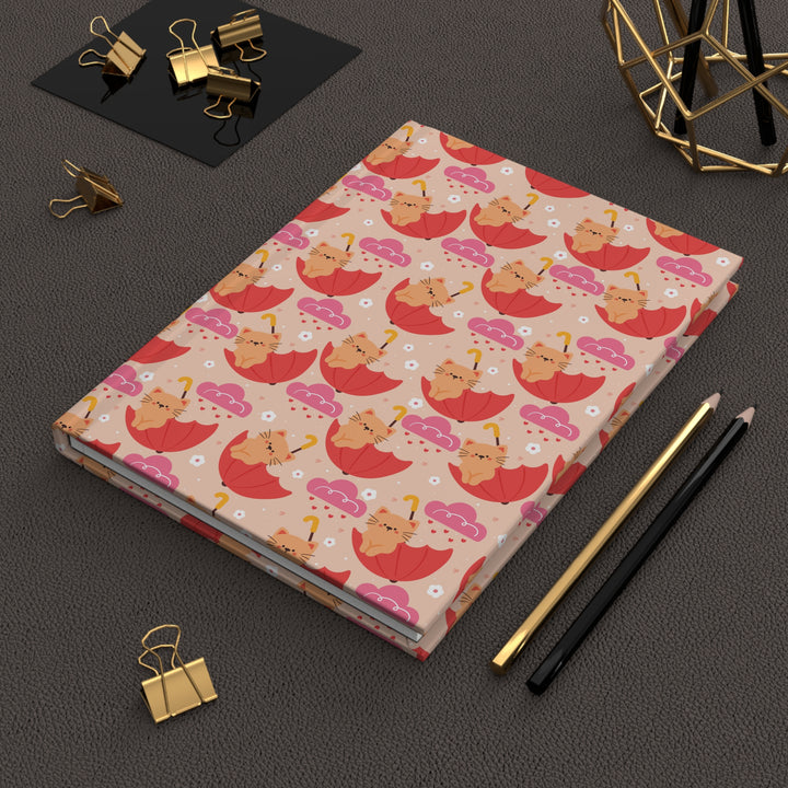 Umbrella Cats Hardcover Journal