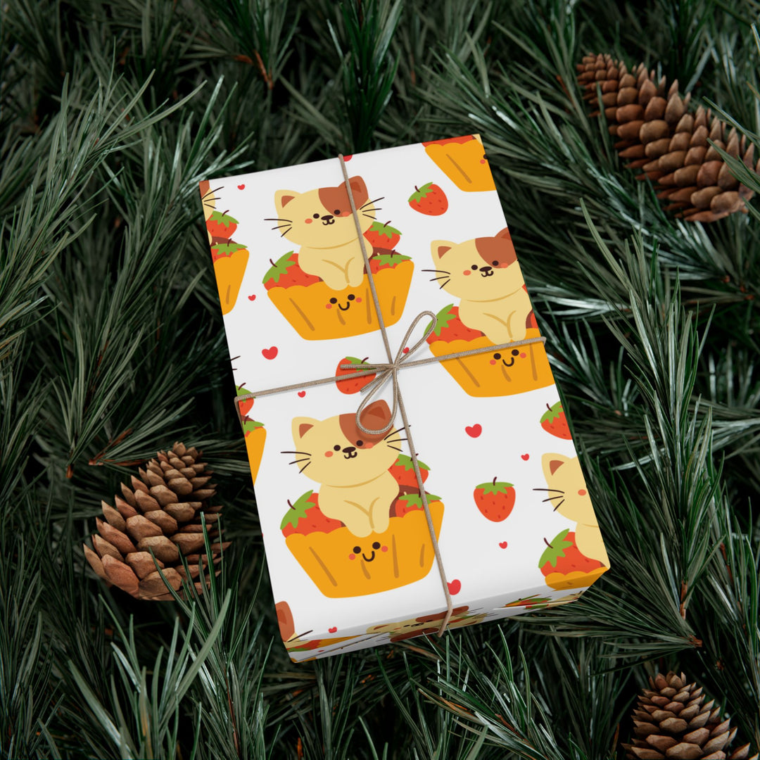 Cupcake Cat Gift Wrap