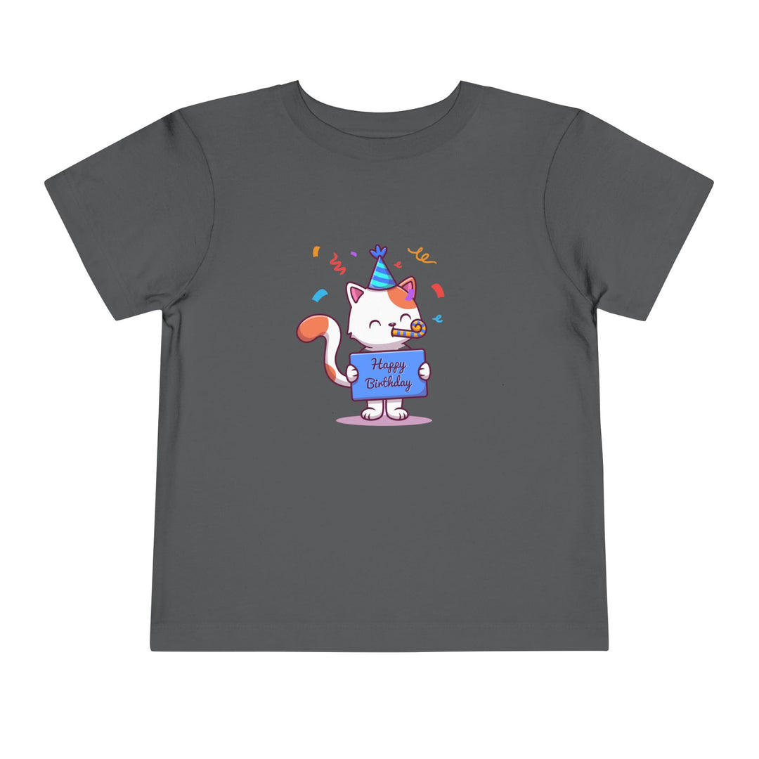 Birthday Celebration Cat Toddler Tee