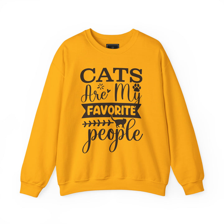Cats Are My Favorite People Crewneck Sweatshirt