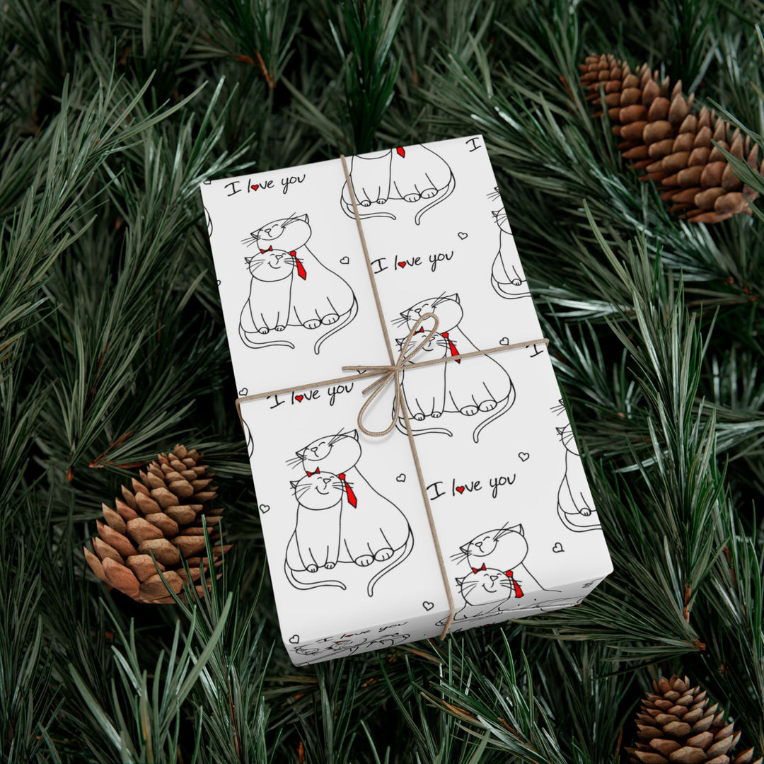 Cat Love Gift Wrap