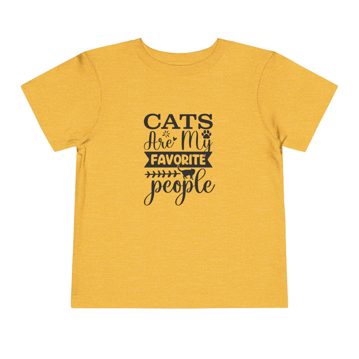 Cats Are My Favorite People Toddler Tee