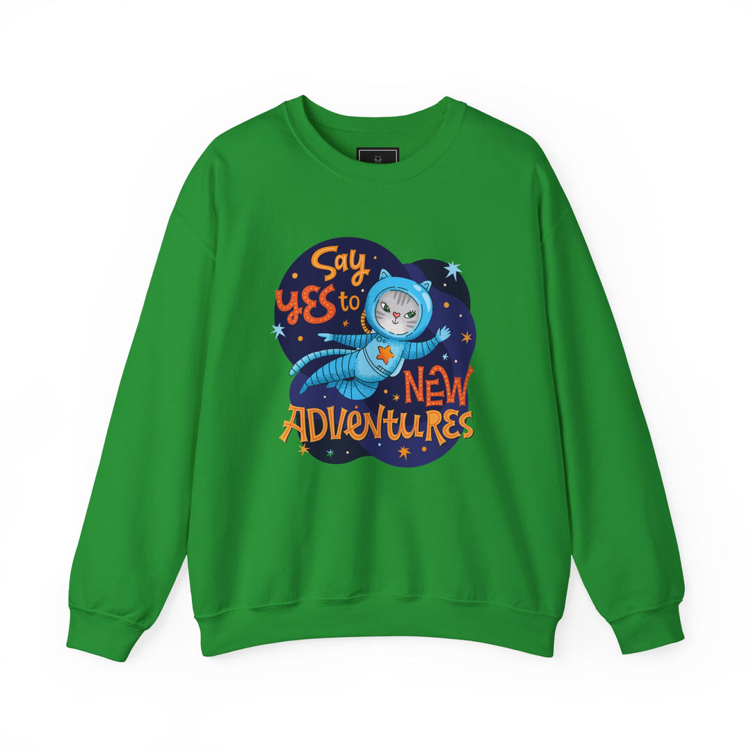 Adventure Kitty Crewneck Sweatshirt