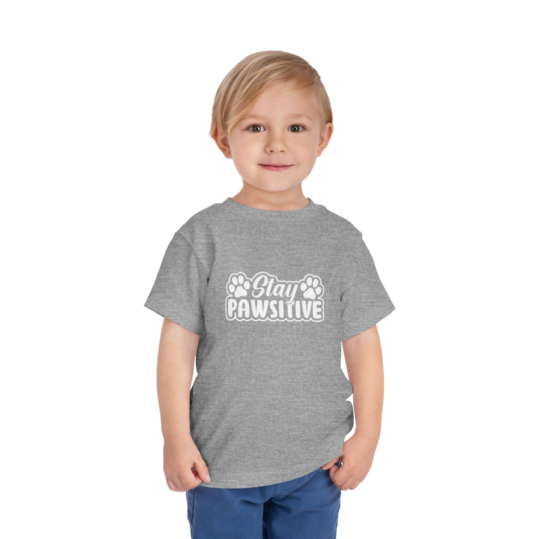 Stay Pawsitive Toddler Tee